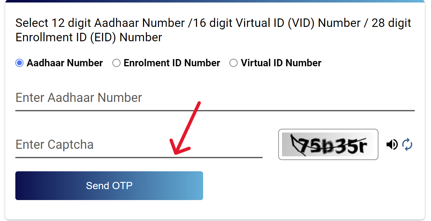 Download Aadhaar Page
