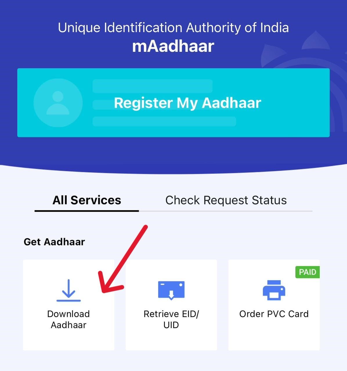 mAadhaar App