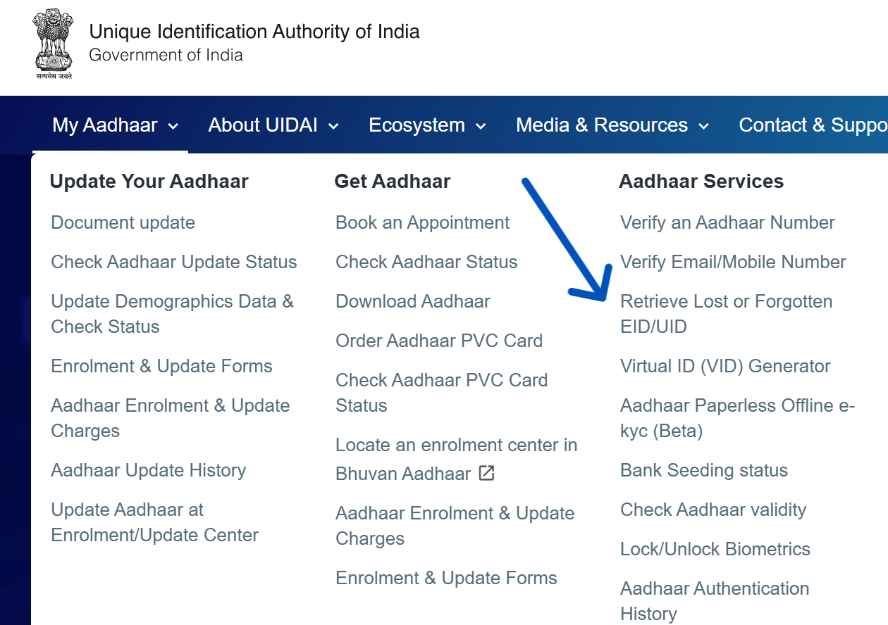 UIDAI Official Portal